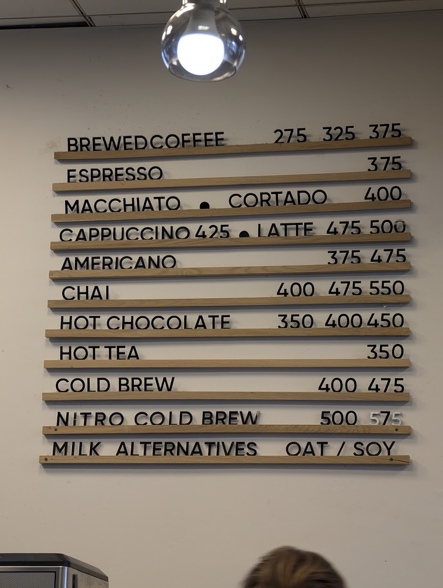 Bard Coffee Menu - Image 2